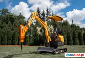 NOWA Koparka BERGER KRAUS BK1600A YANMAR Minikoparka osprzęt