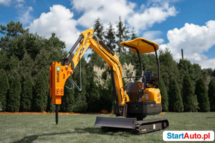 NOWA Koparka BERGER KRAUS BK1600A YANMAR Minikoparka osprzęt