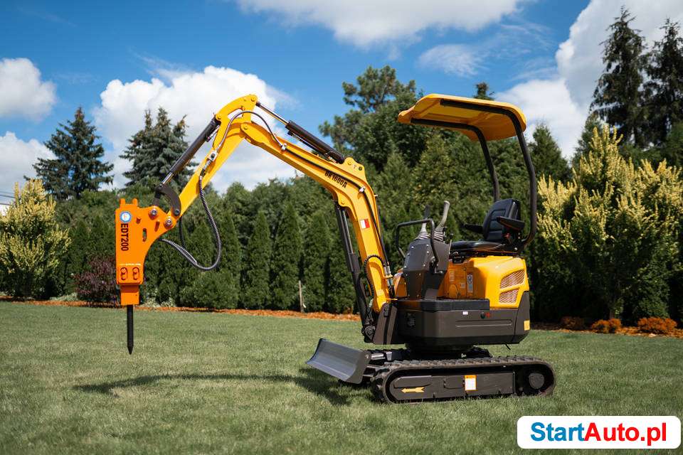 NOWA Koparka BERGER KRAUS BK1600A YANMAR Minikoparka osprzęt