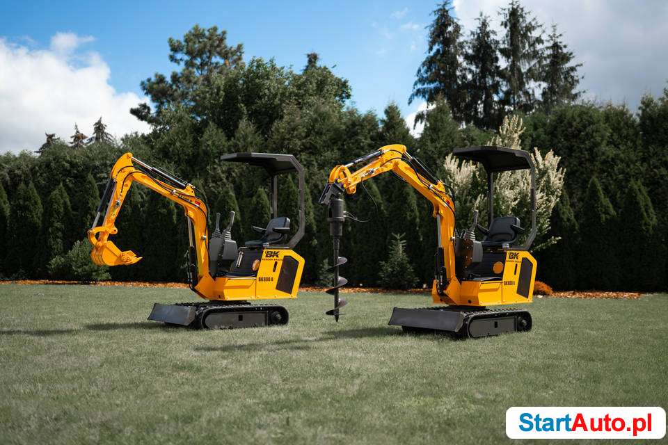 Nowa Minikoparka BERGER KRAUS BK800B Mini koparka osprzęt