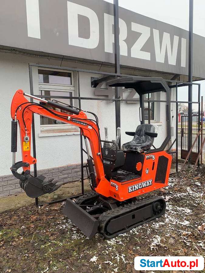 Nowa MINIKOPARKA ECO5 RT990 kg + 3 łyżki FV Leasing + GRATIS