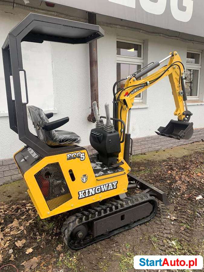 Nowa MINIKOPARKA ECO5 RT990 kg + 3 łyżki FV Leasing + GRATIS