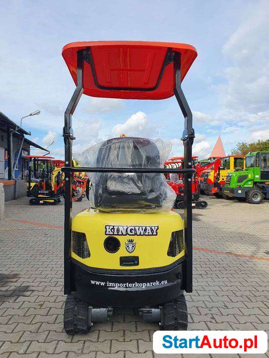 NOWA MINIKOPARKA KINGWAY EX 1000 + 3 łyżki FV GWAR LEASING
