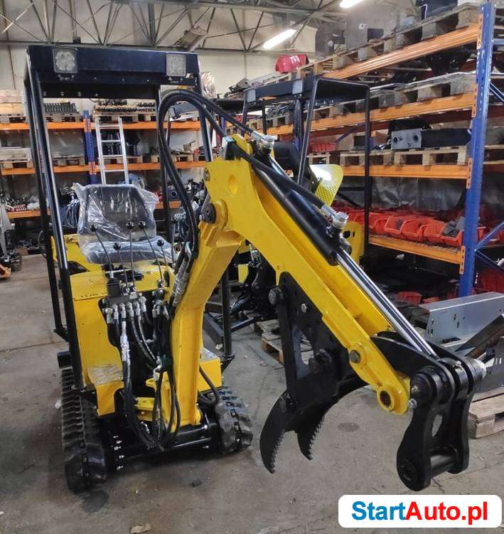 Nowa Minikoparka Koparka TUR Poland 360 stopni obrotowa