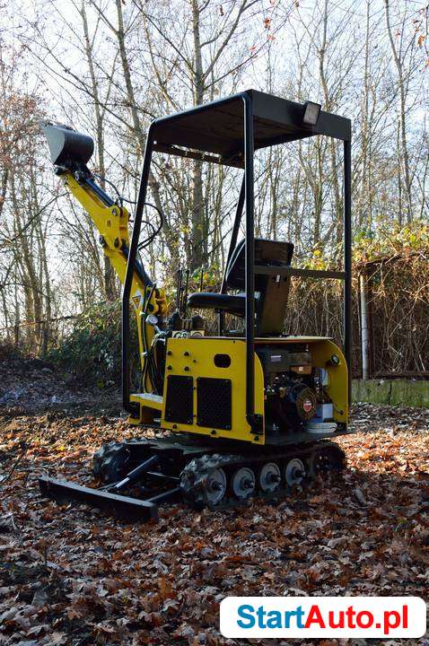 Nowa Minikoparka Koparka TUR Poland 360 stopni obrotowa