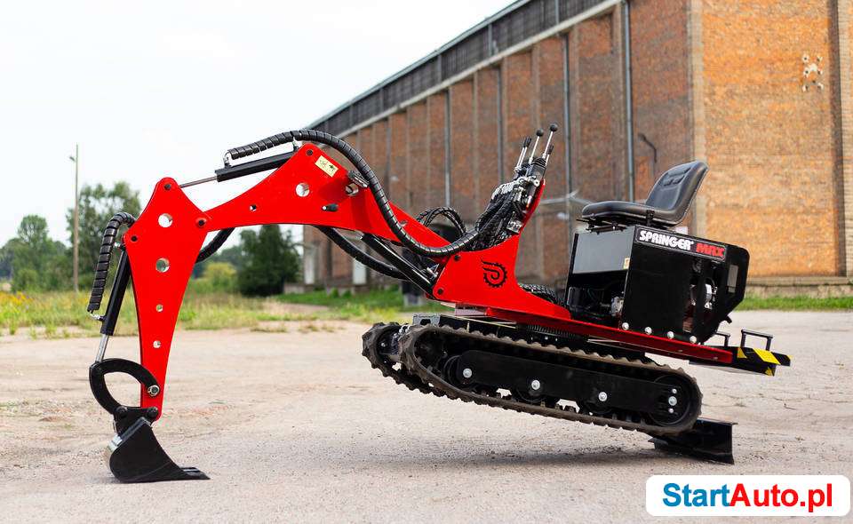 Nowa Minikoparka Obrotowa SpringerMAX Mini koparka