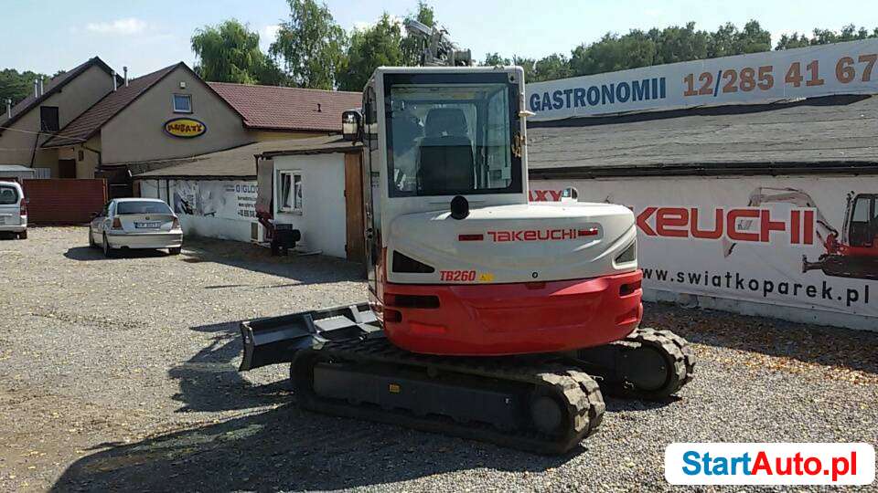 Nowa minikoparka Takeuchi TB260 głowica POWERTILT +szybkozłą