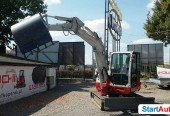 Nowa minikoparka Takeuchi TB260 głowica POWERTILT +szybkozłą