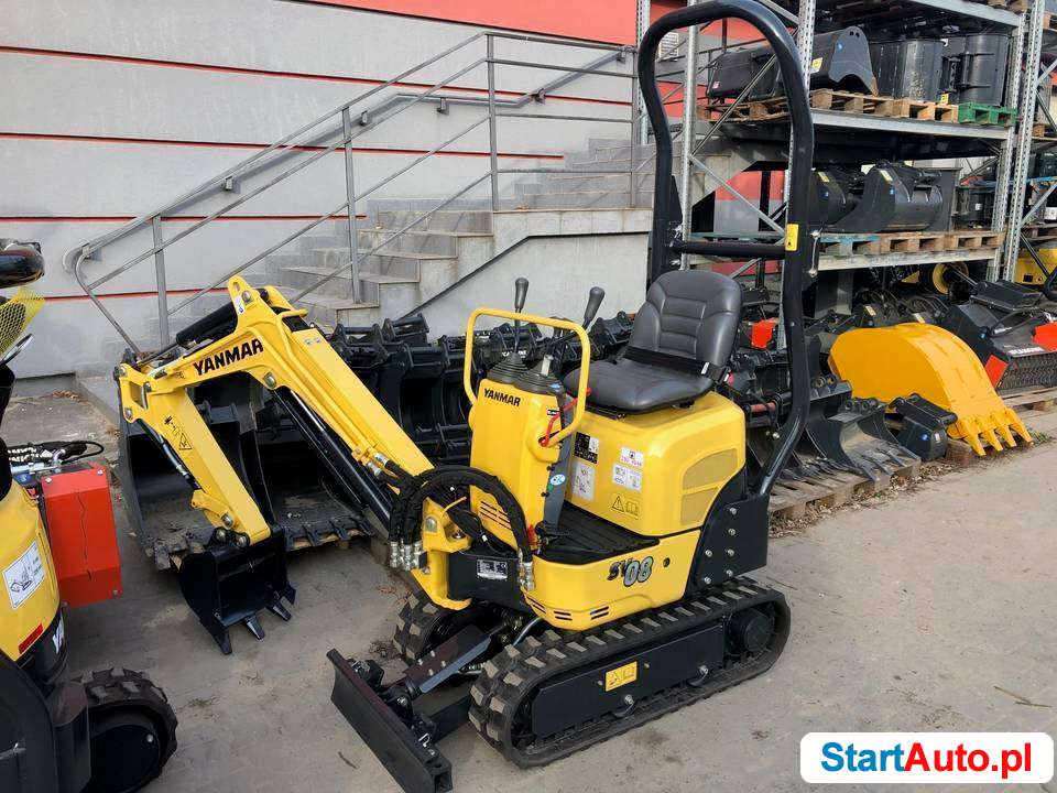 Nowa minikoparka YANMAR SV08 super cena. Leasing fabryczny.