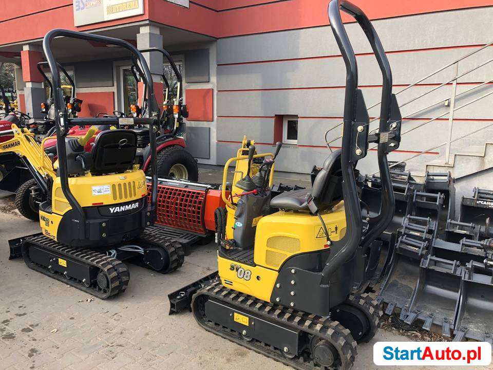 Nowa minikoparka YANMAR SV08 super cena. Leasing fabryczny.