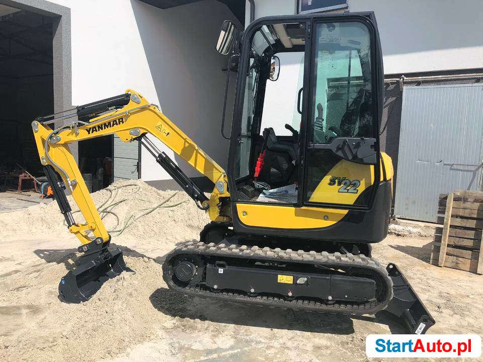 Nowa Minikoparka YANMAR SV22 2021 Leasing 0% PROMOCJA !!!