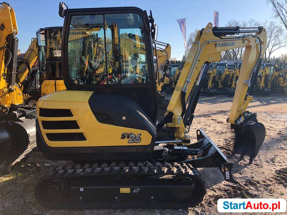 Nowa minikoparka YANMAR SV26 2020 Model Year 2021 LEASING 0%