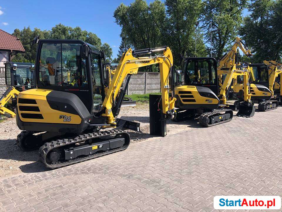 Nowa minikoparka YANMAR SV26 2020 Model Year 2021 LEASING 0%