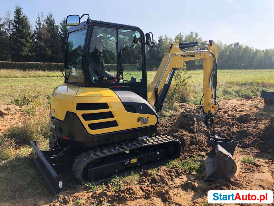 Nowa minikoparka YANMAR SV26 2020 Model Year 2021 LEASING 0%