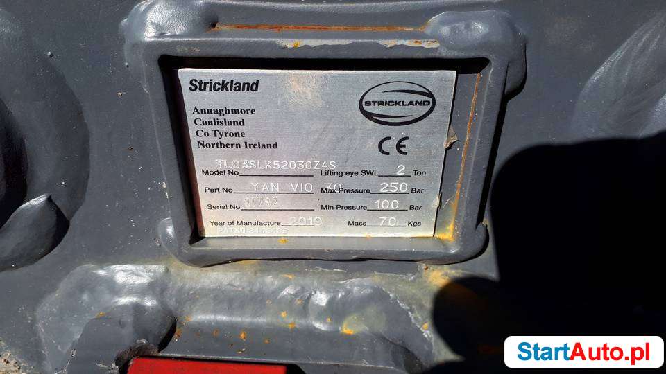 NOWE szybkozłącze do minikoparki 2,5-3,5t Strickland