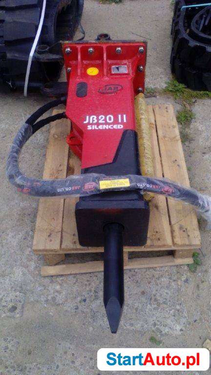 Nowy młot hydr do kop-ład i minikoparek JAB JB20IIS SILENCED