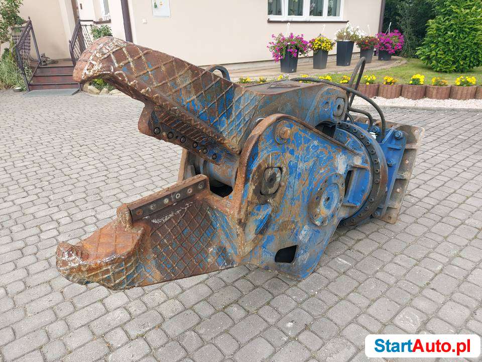 Nożyce do złomu tnąco kruszące wyburzeniowe rozbiórkowe kles