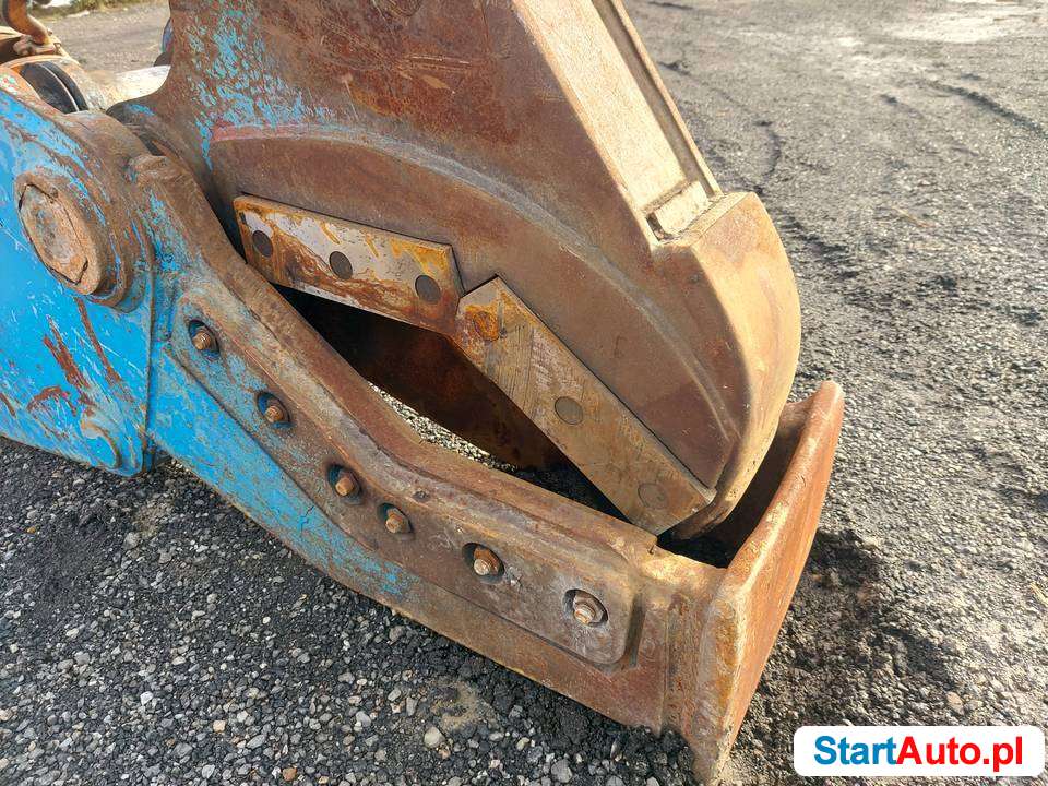 Nożyce kleszcze do cięcia złomu stali szyn rozbiórkowe wybur