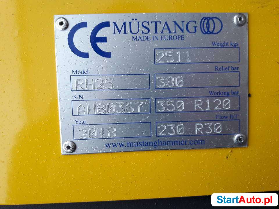 Nożyce wyburzeniowe Mustang Hammer RH 25 nowe