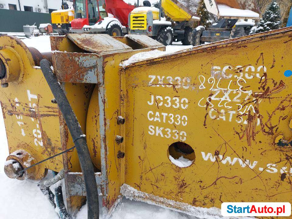 Nożyce wyburzeniowe szczęka tnąco krusząca kleszcze kruszark