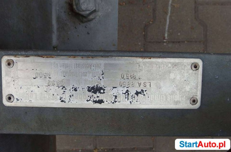OBROTNICA OBROTNIK LSA 8850 przyczepa dłużycowa 8,5T dmc
