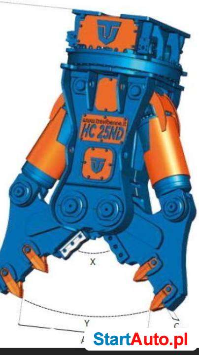 Obrotowe nożyce wyburzeniowe TREVI BENNE HC 15 ND