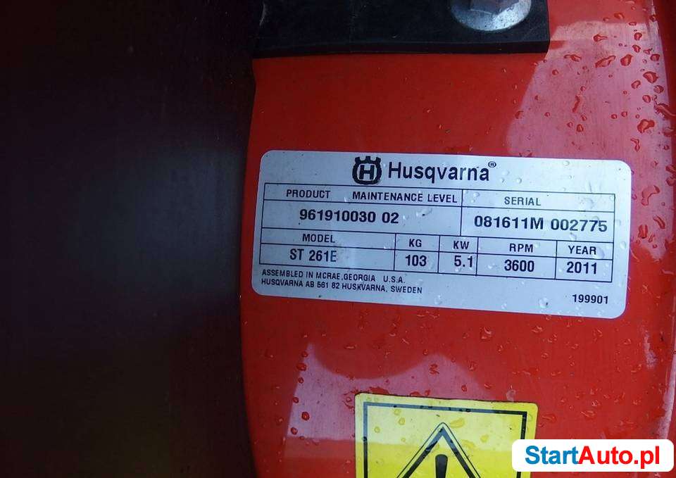 Odśnieżarka Husqvarna ST 261 E.