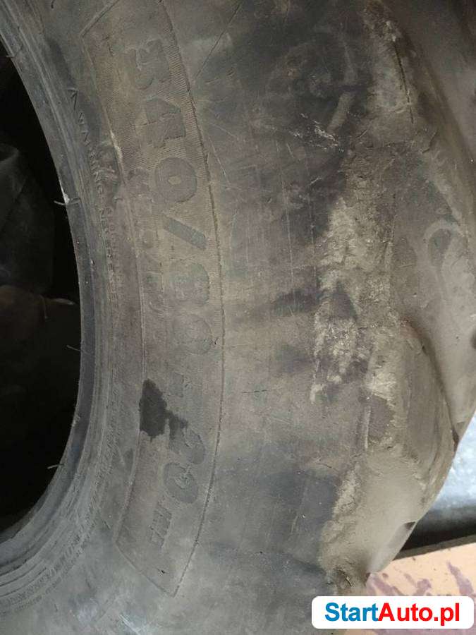 Opony 20/80/340 około 10 mm stan jak na zdjęciach