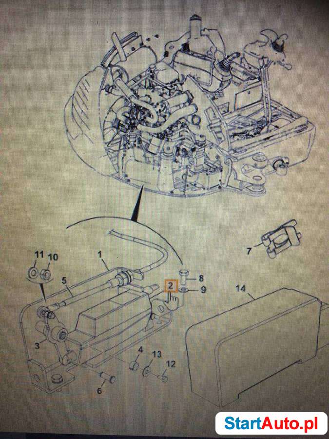 ORYGINALNY SILNIK KROKOWY JCB 8065