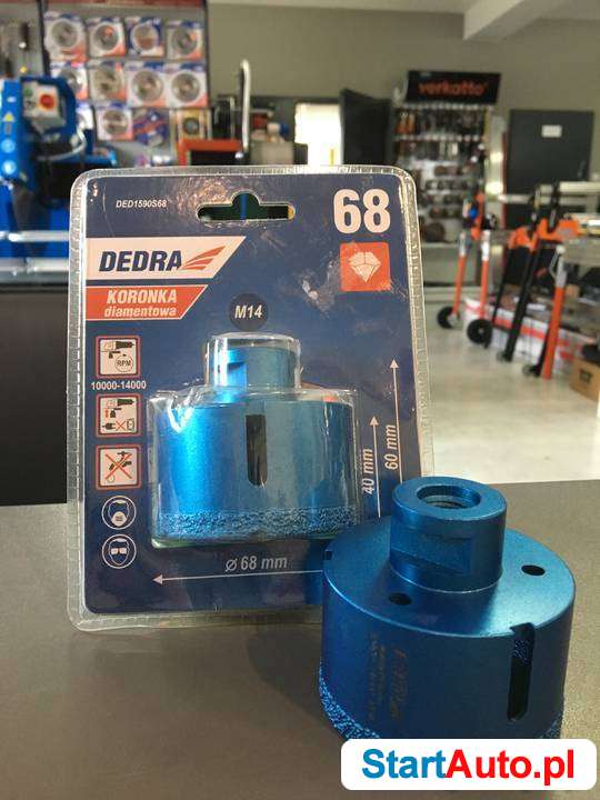 Otwornica diamentowa DEDRA DED1590S68 Vacuum Brazed 68mm