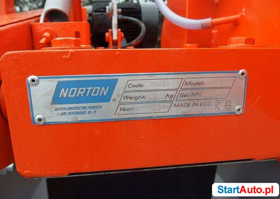Piła przecinaraka NORTON JUMBO 900 porothem pustak