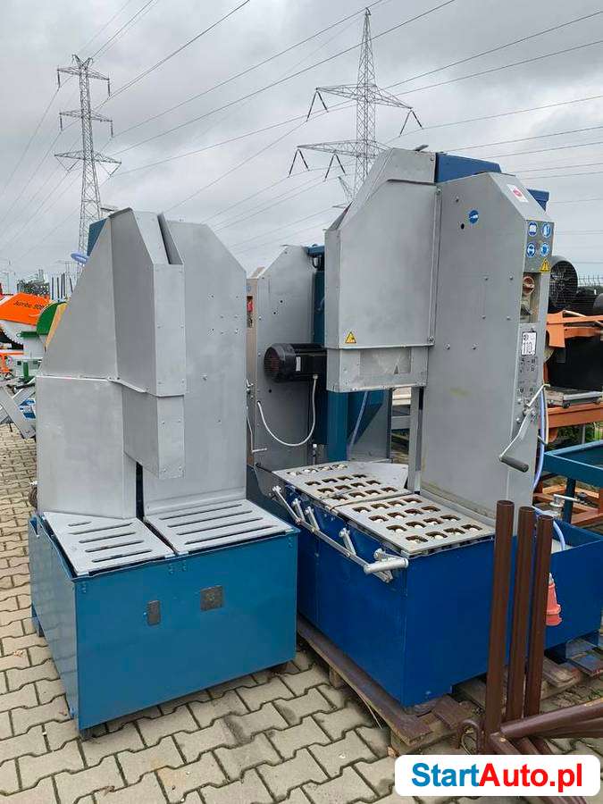 Piła przecinarka budowlana do pustaków bloczków używana stół