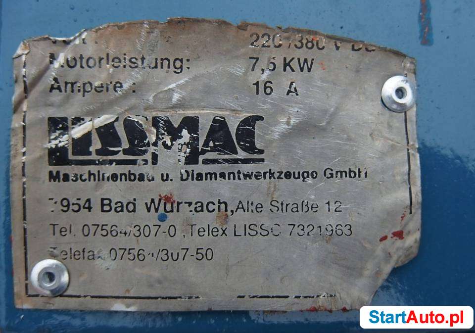 Piła przecinarka cegła silka LISSMAC 900 silka