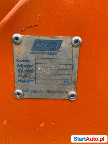 Piła przecinarka NORTON JUMBO 900 budowlana cegieł silki