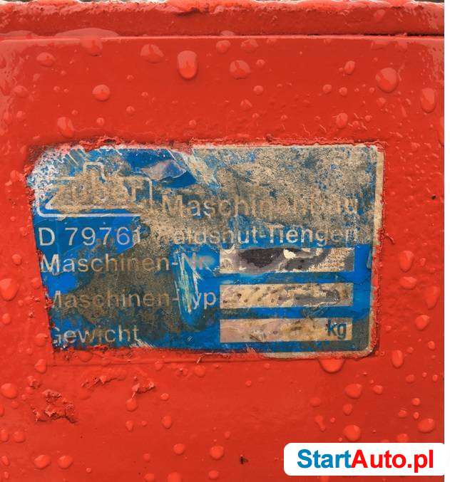 Piła przecinarka stolikowa ZUBER 650 cegły kamień bloczki