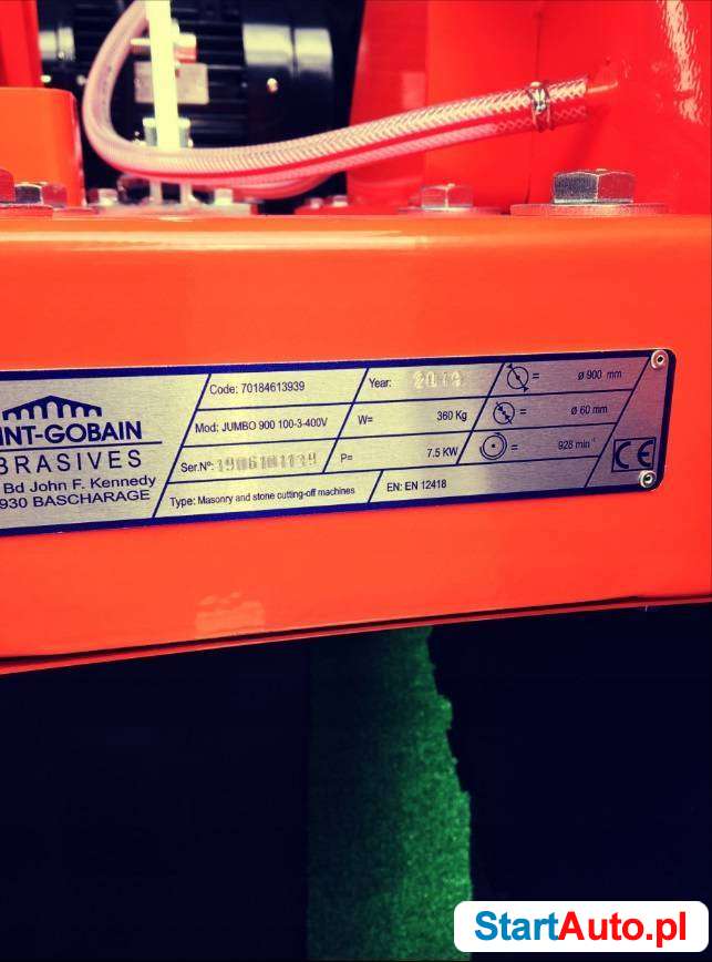 Piła stołowa Norton Clipper Jumbo 900 do cegieł silki poroth