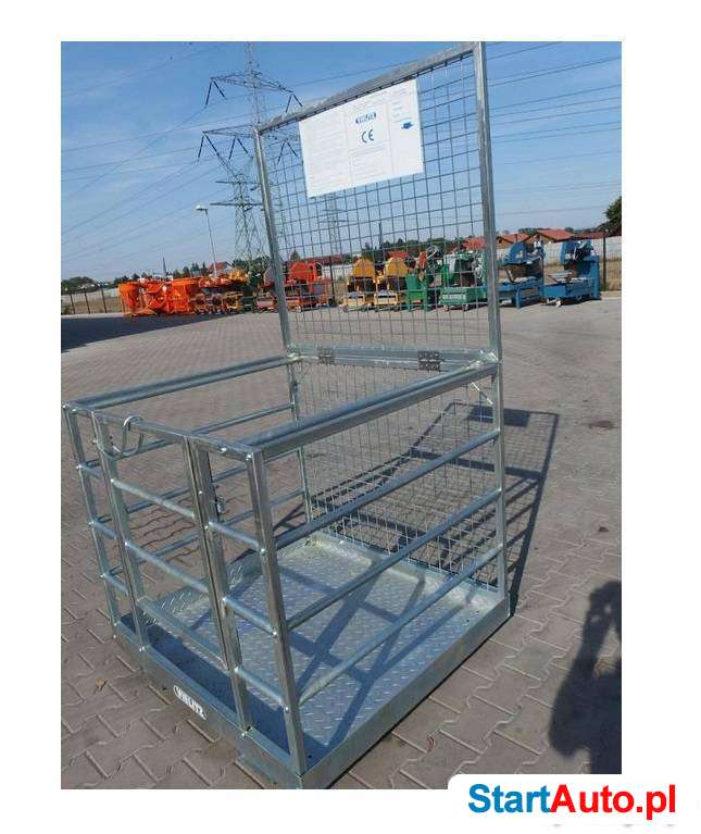 PLATFORMA do ŁADOWARKI WÓZKA WIDŁOWEGO kosz roboczy VIELITZ