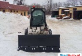 Pług śnieżny dla miniładowarek hydrauliczny wychył