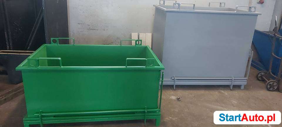 PMDC pojemnik z otwieranym dnem, poj. 750 L