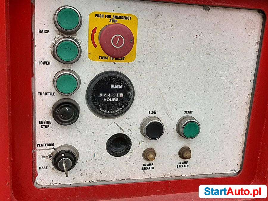 Podest roboczy, nożycowy, terenowy MEC 3772RT HD jak Genie