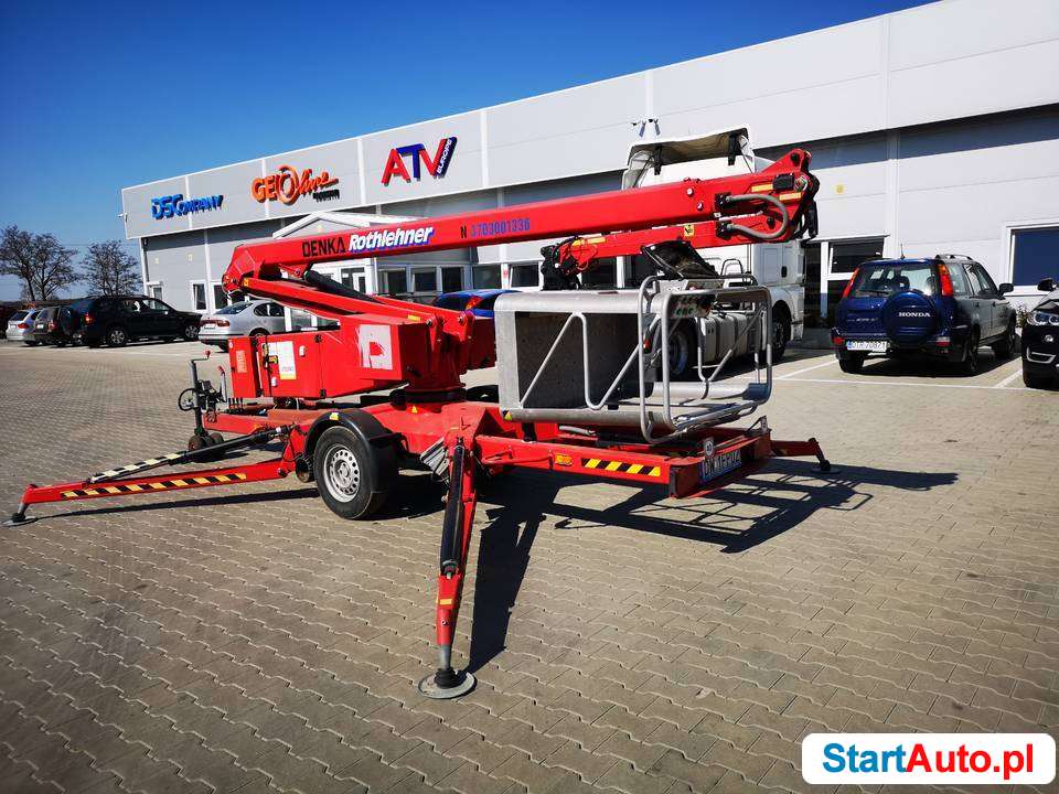 Podnośnik koszowy przyczepa Denka Lift DLX 15 UDT