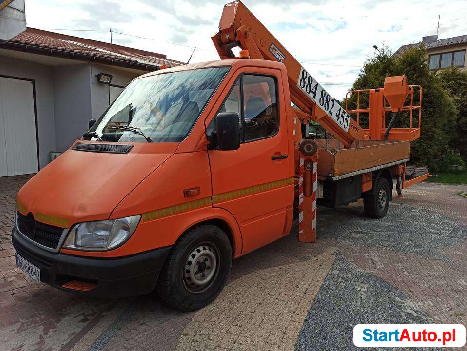 Podnośnik koszowy zwyżka 20.5m mercedes gsr 200t