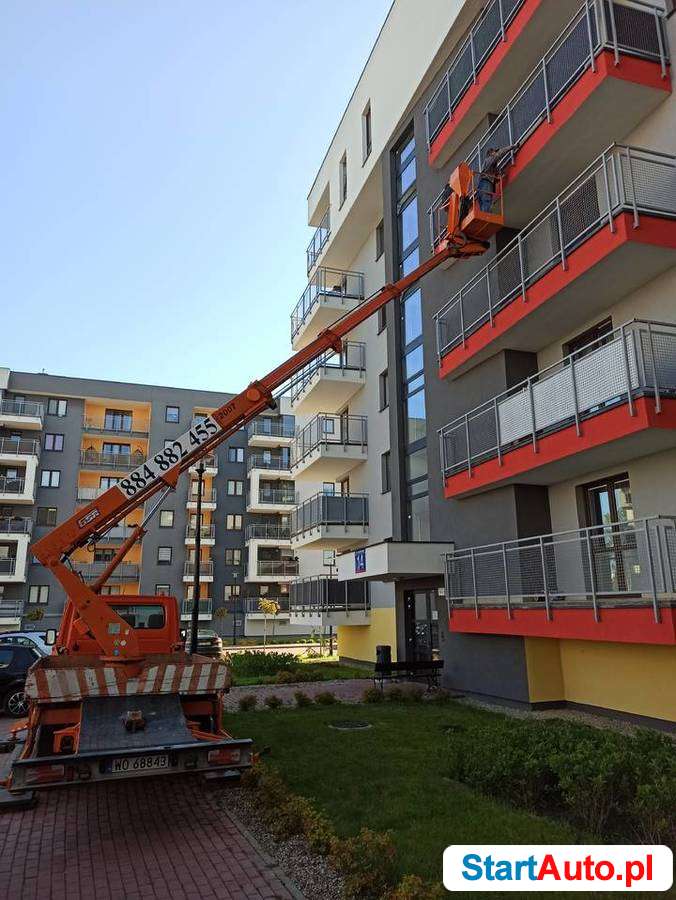 Podnośnik koszowy zwyżka 20.5m mercedes gsr 200t