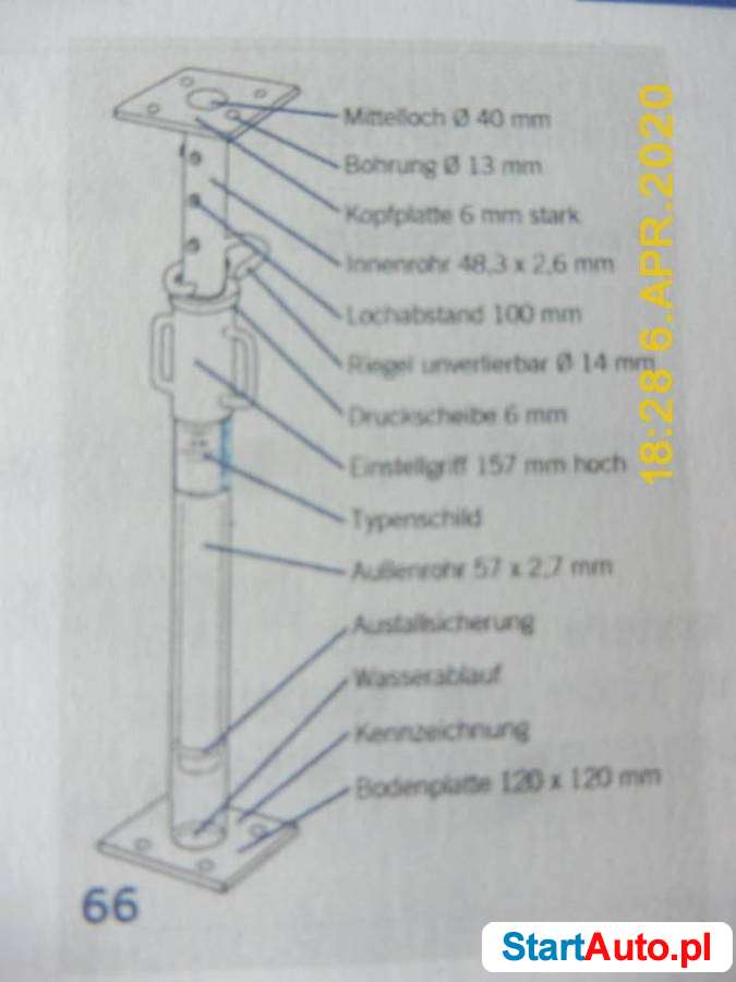 Podpory stropowe profesjonalne