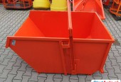 Pojemnik dźwigowy do śmieci betonu gruzu PR-1000L