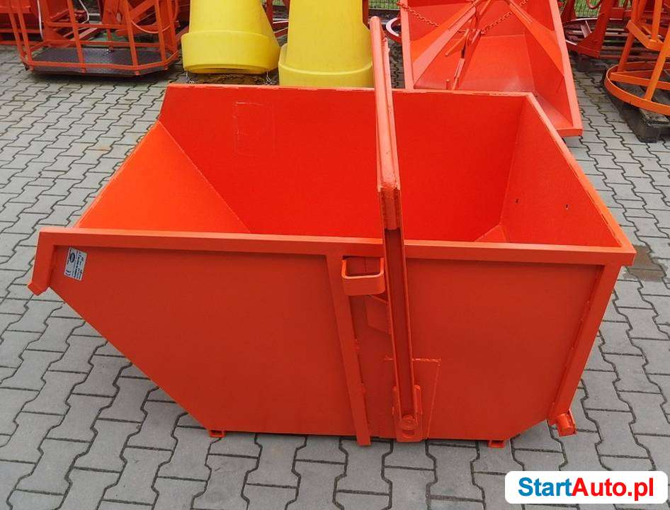 Pojemnik dźwigowy do śmieci betonu gruzu PR-1000L