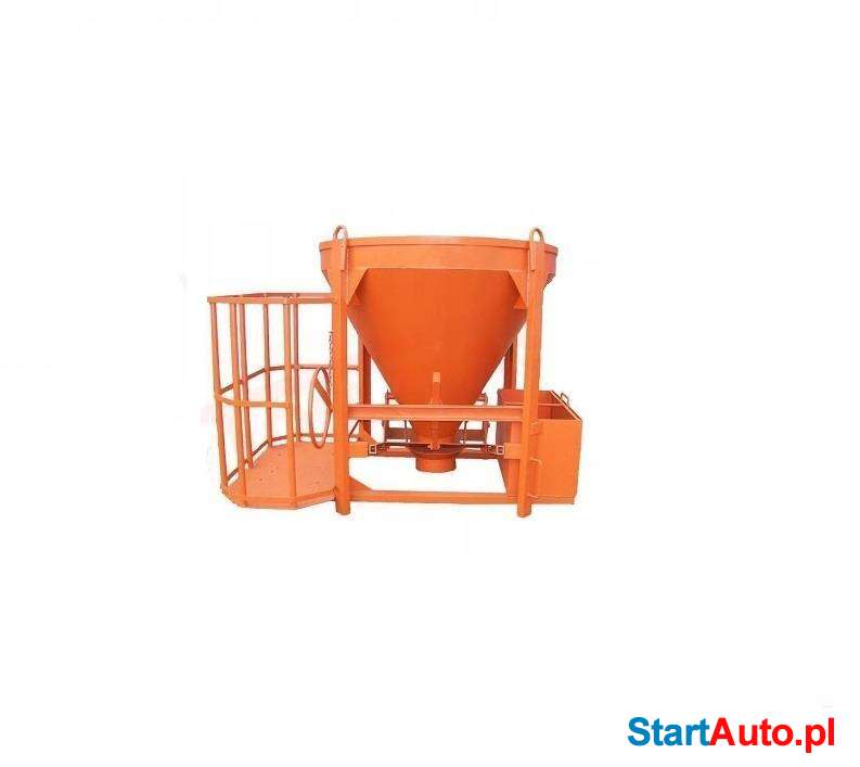 POJEMNIK DŹWIGOWY NA BETON Z PODESTEM ROBOCZYM rękaw 750l