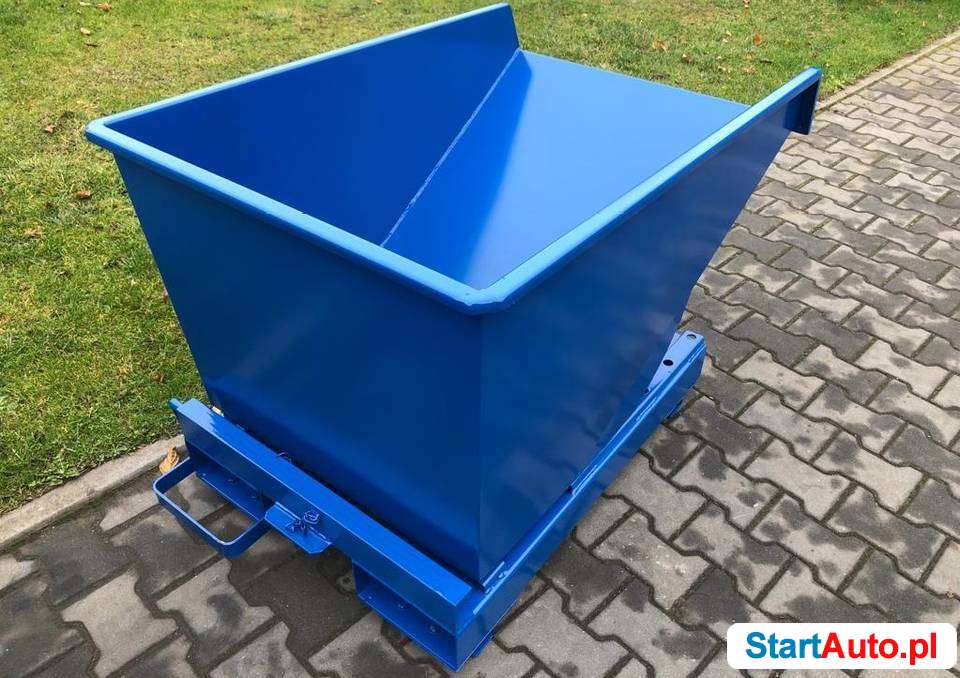 Pojemnik metalowy do wózków widlowych, koleba TK 0,3 m3