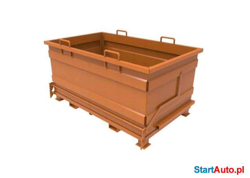 Pojemnik na gruz z otwieranym dnem do śmieci gruzu 1000L