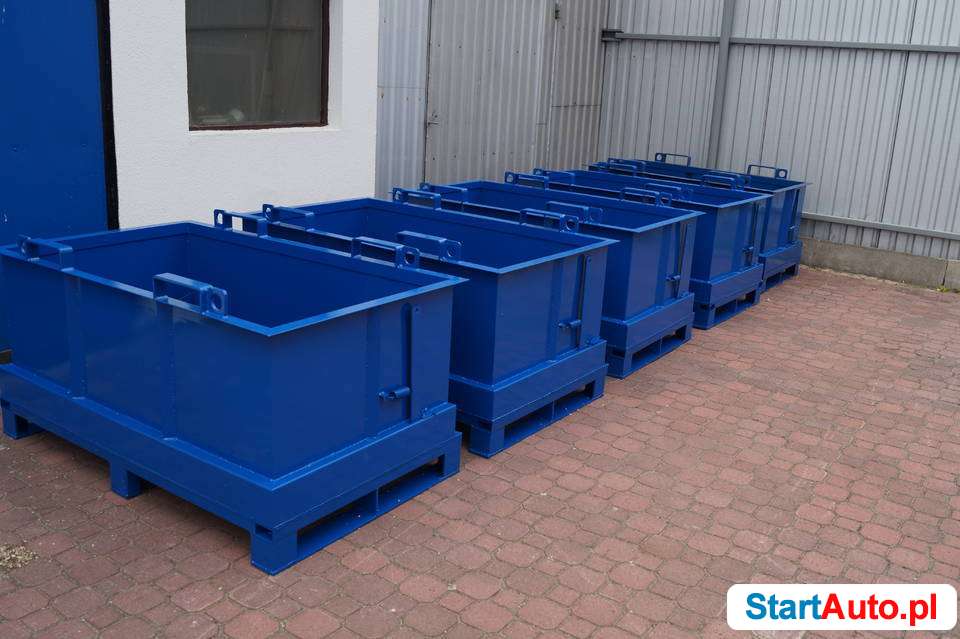 Pojemnik na odpady z otwieranym dnem PMD750 litrów